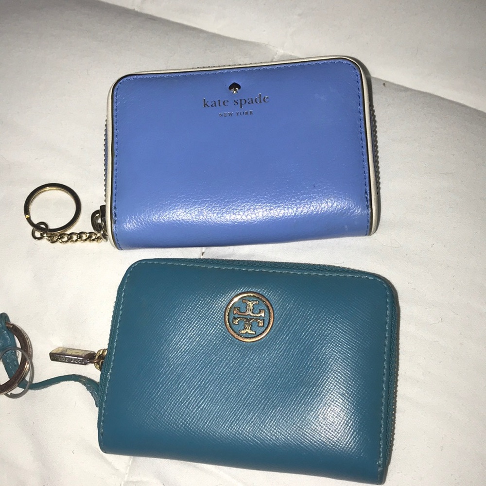 Kate spade and Tory Burch key hole wallets